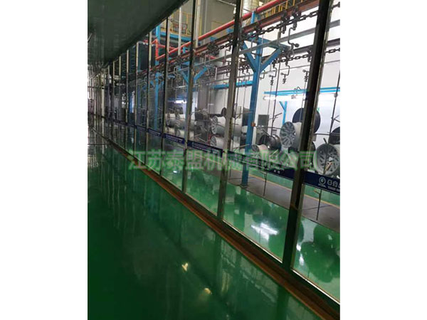 噴房前玻璃墻